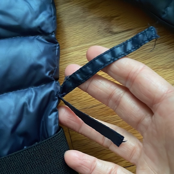 Andrew Marc Navy Belted Parka Down Coat Fur Hood Size XS‎ - Picture 3 of 7